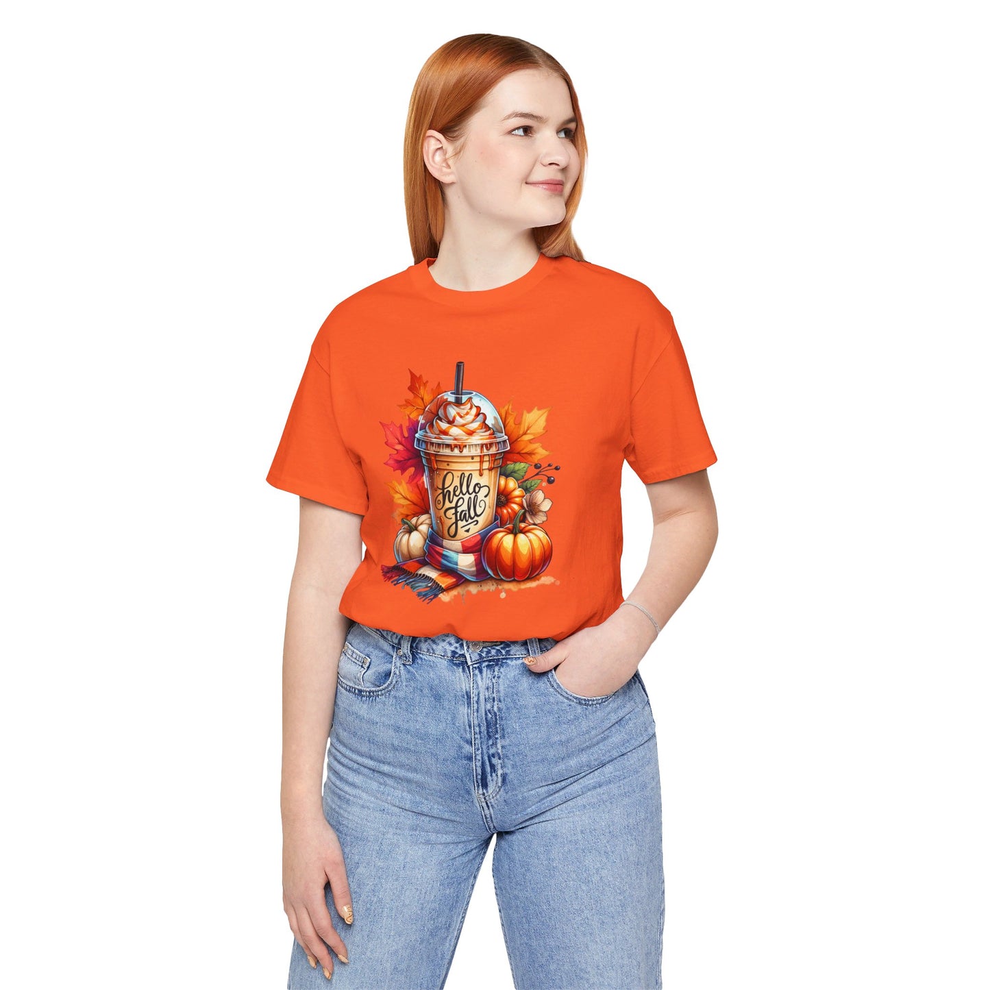 Happy Fall Unisex Jersey Short Sleeve Tee