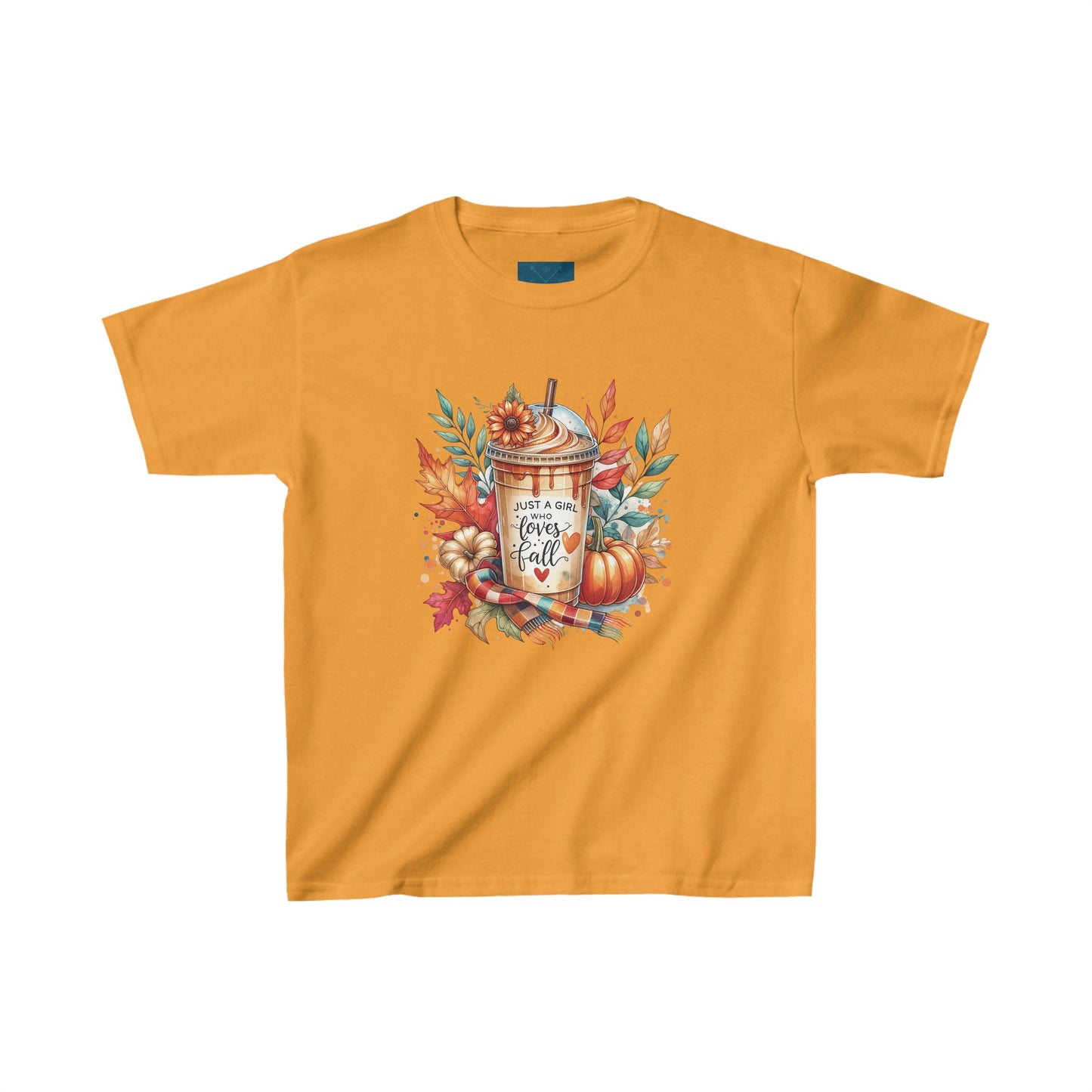 Just a girl who loves Fall Kids Heavy Cotton™ Tee