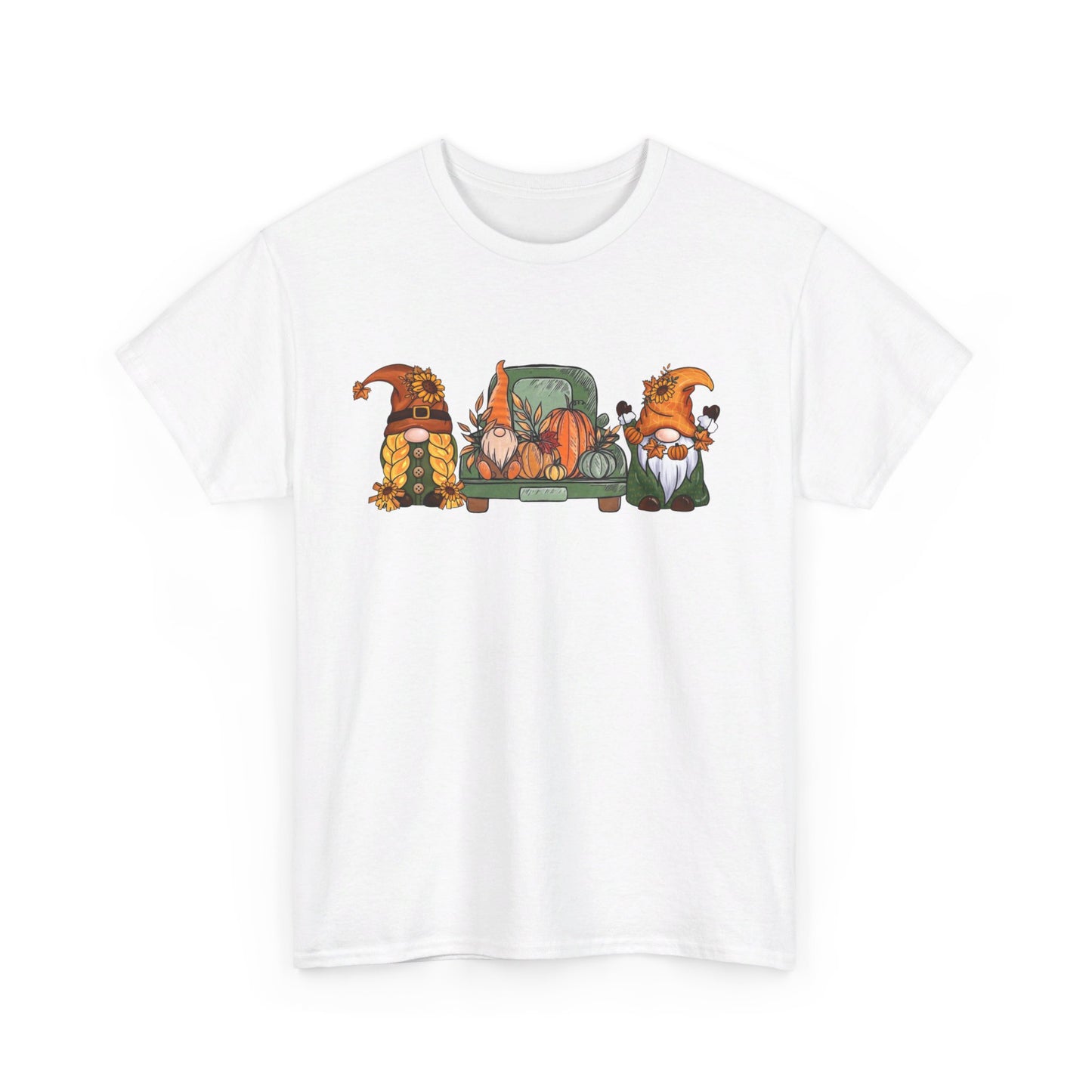 Fall Gnome Unisex Heavy Cotton Tee