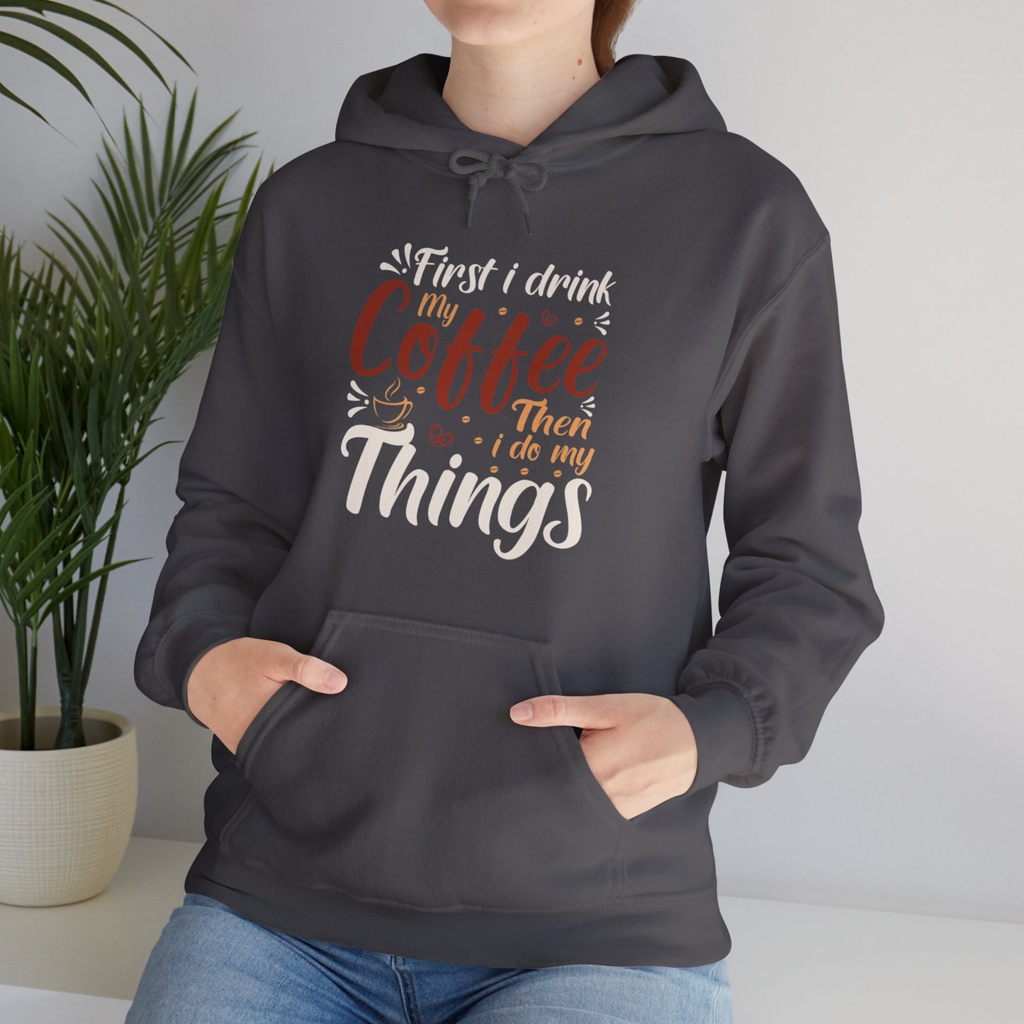 Coffee Unisex Heavy Blend™ Hooded Sweatshirt