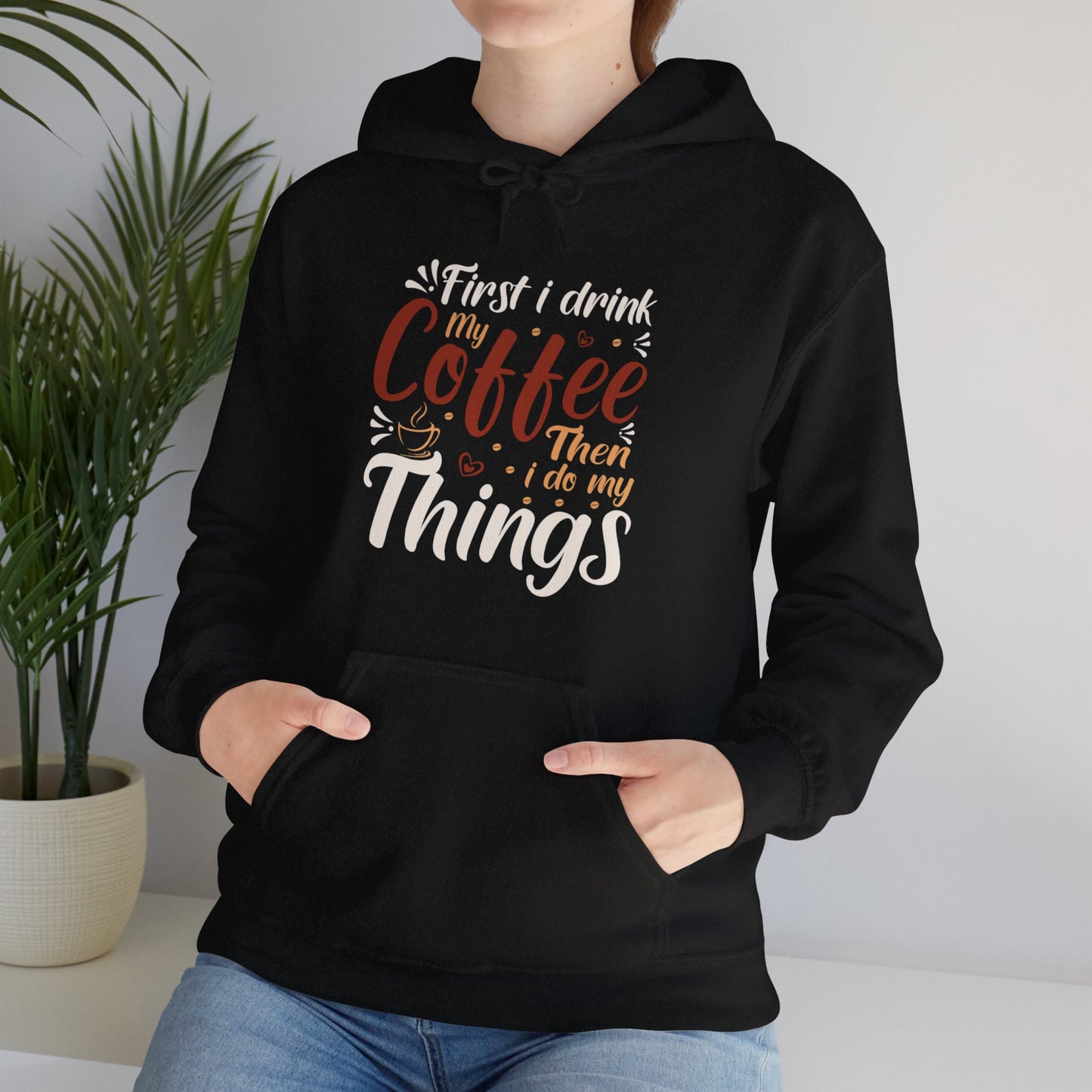 Coffee Unisex Heavy Blend™ Hooded Sweatshirt