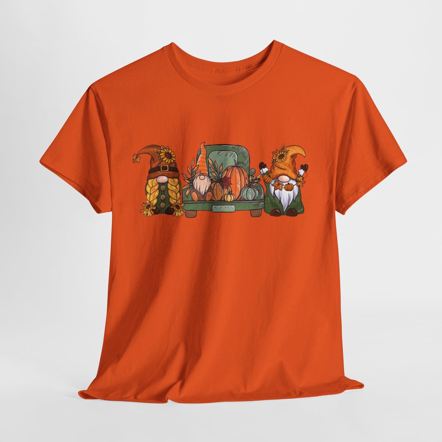 Fall Gnome Unisex Heavy Cotton Tee