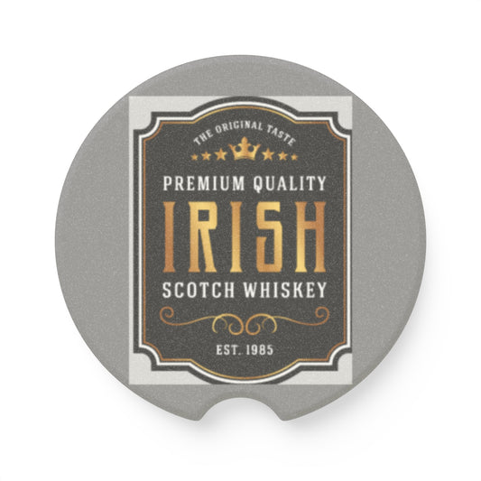 Irish Whiskey Soapstone Car Coaster