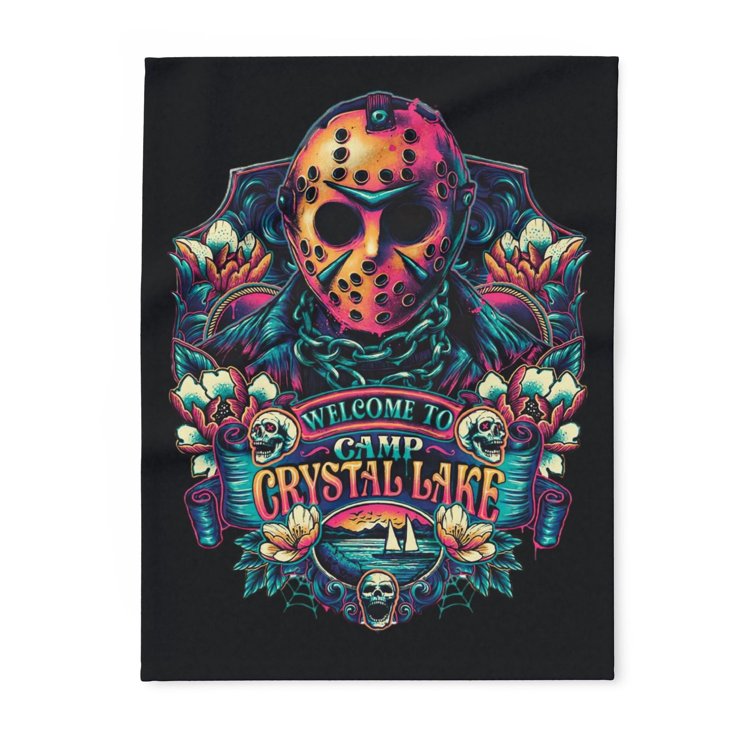 Crystal Lake Arctic Fleece Blanket