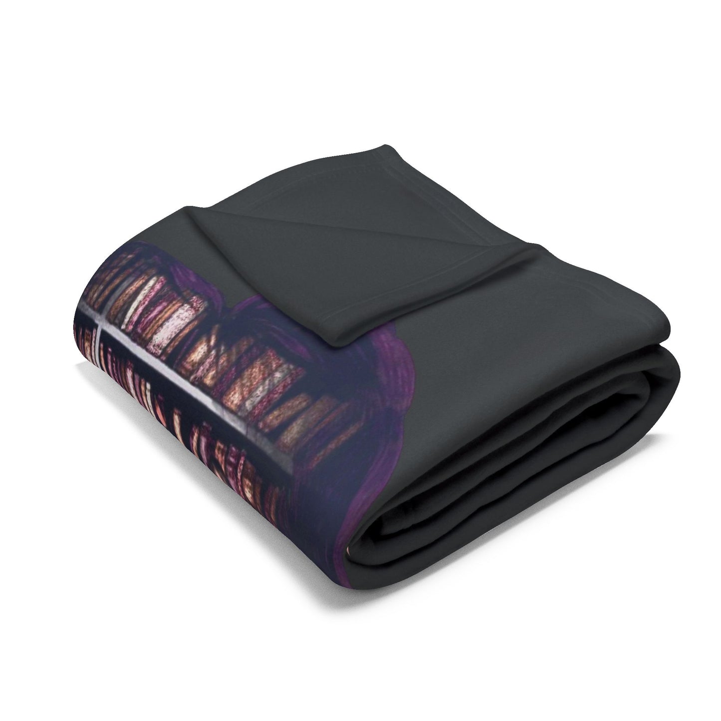 Fleece Blanket - Books Love Reading Mirror Into Soul Design