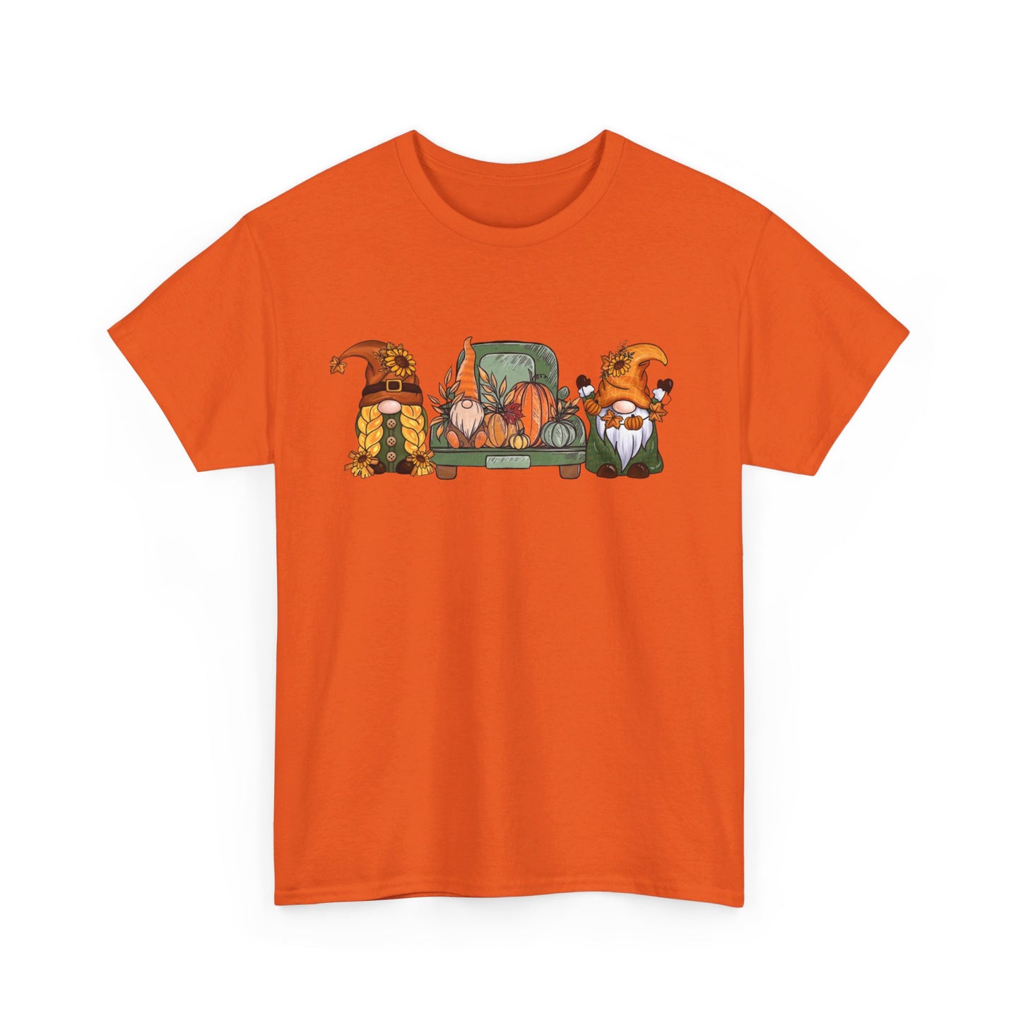 Fall Gnome Unisex Heavy Cotton Tee