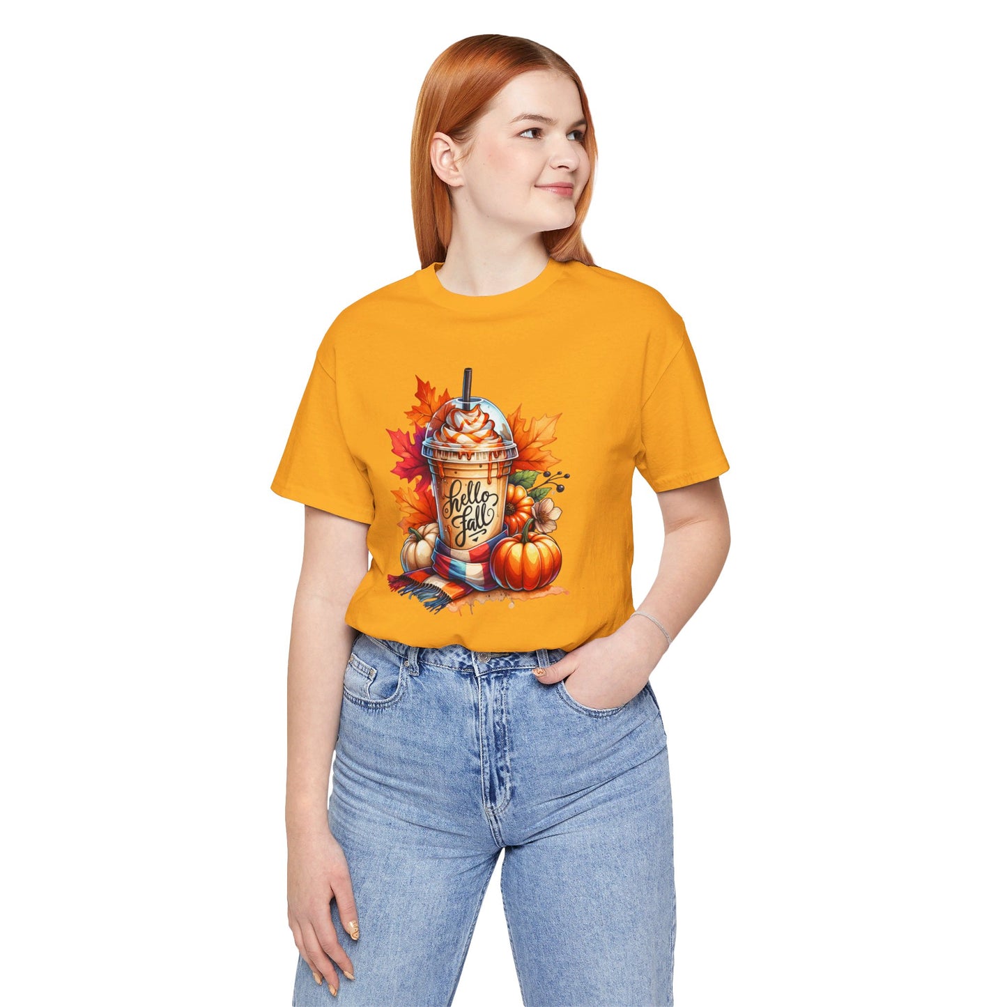 Happy Fall Unisex Jersey Short Sleeve Tee