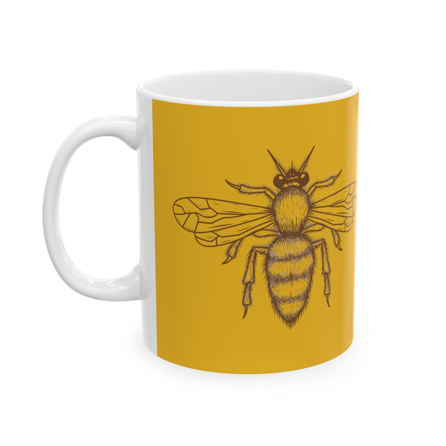 Bee Ceramic Mug, (11oz, 15oz)