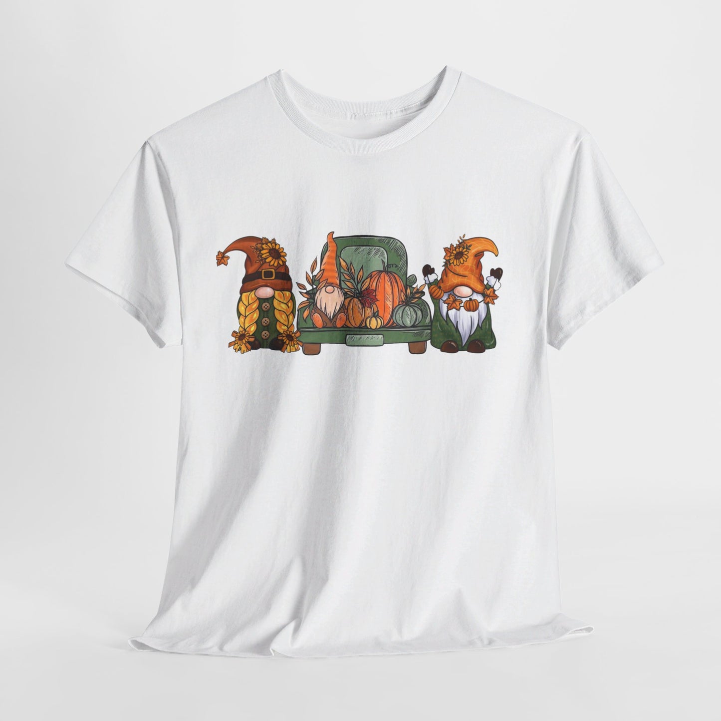 Fall Gnome Unisex Heavy Cotton Tee