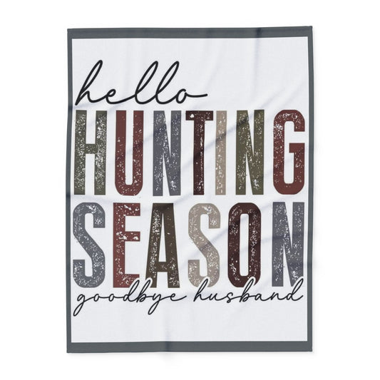 Hunting Arctic Fleece Blanket