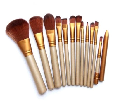 12 makeup brush set