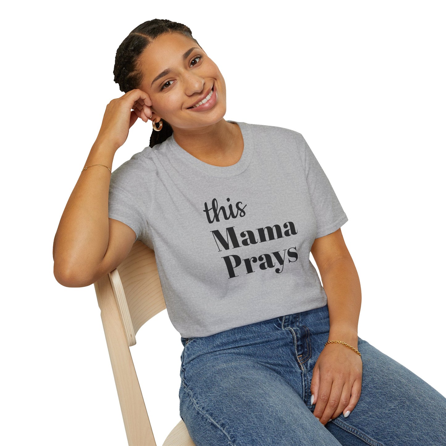 this Mama Prays Tee