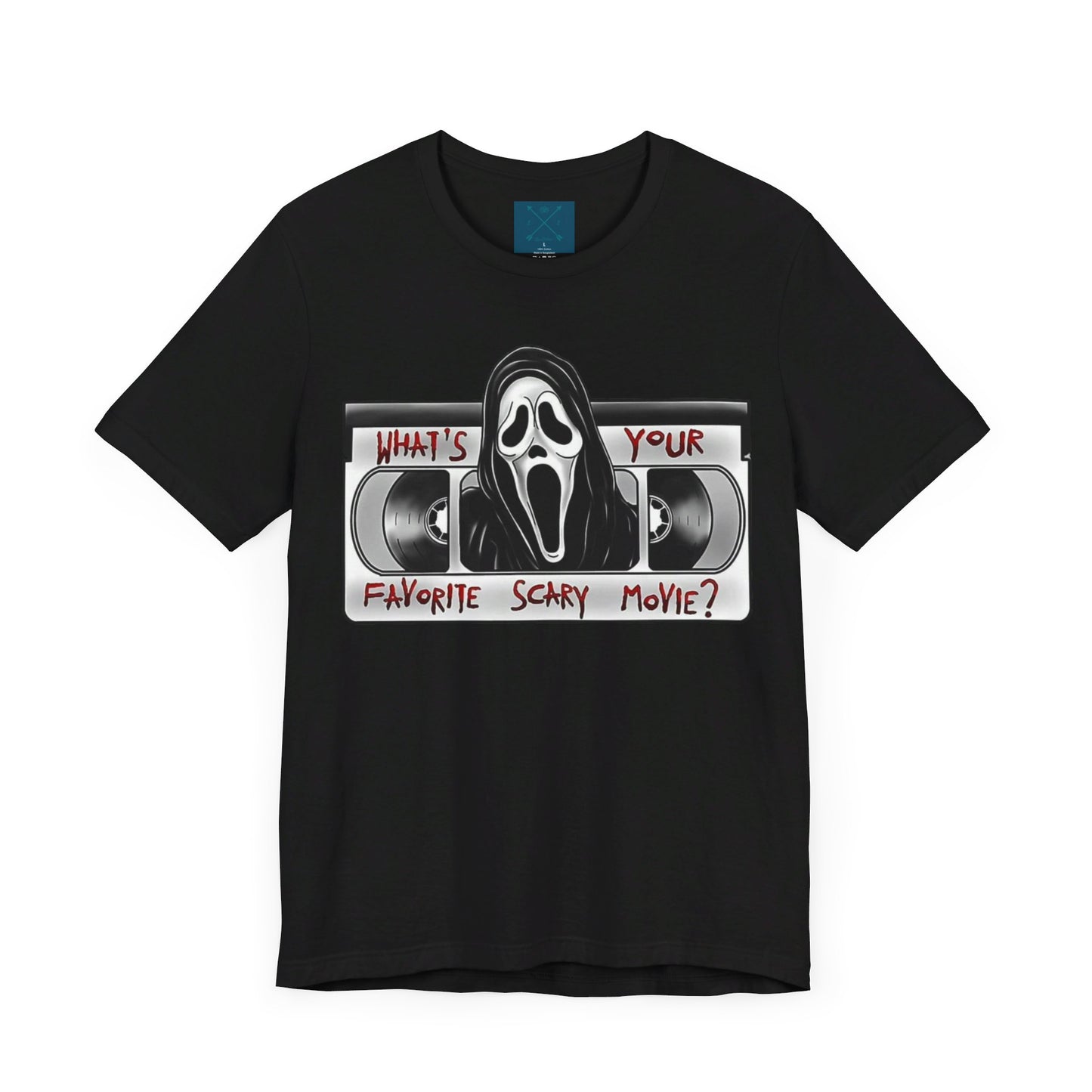 What's your Favorite Scary Movie? Unisex Jersey Short Sleeve Tee