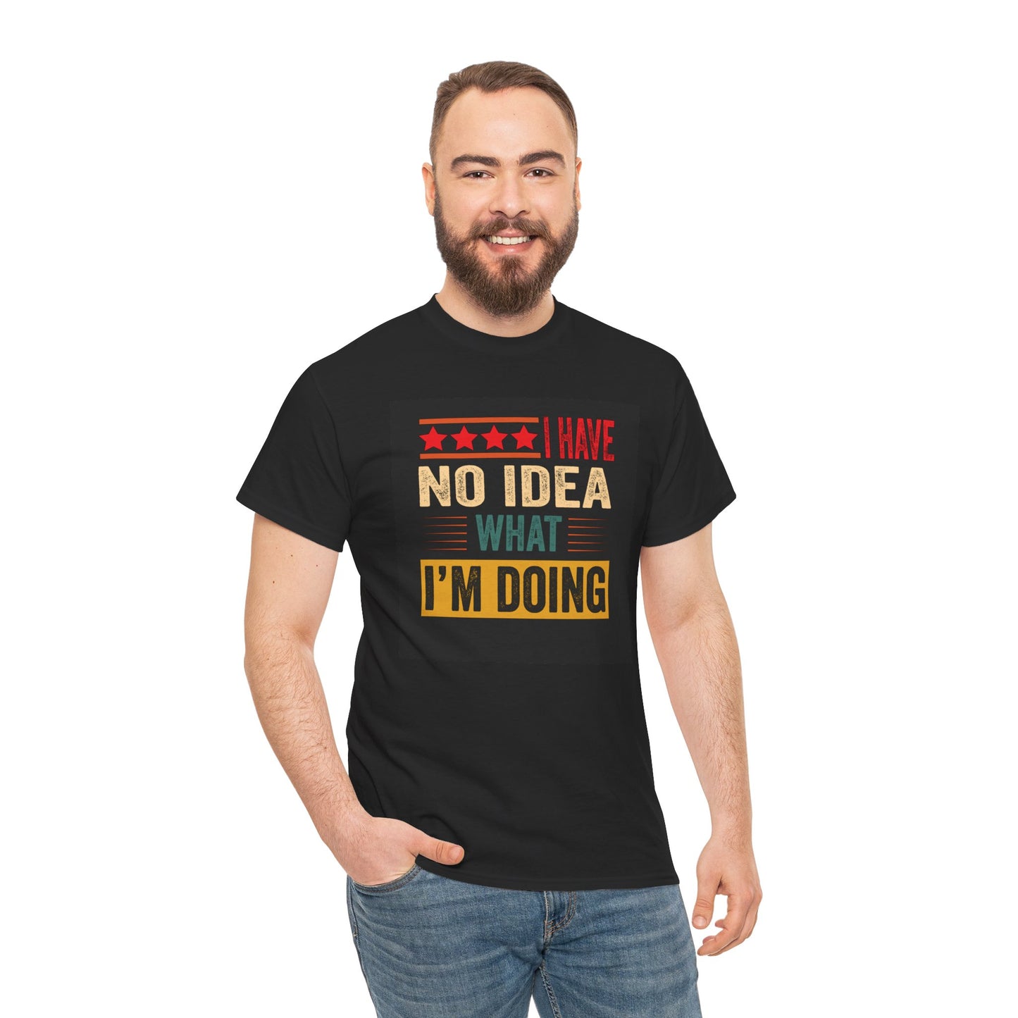 I have no idea Unisex Heavy Cotton Tee