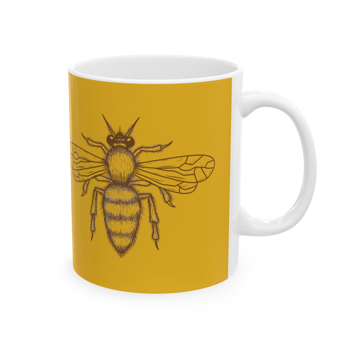 Bee Ceramic Mug, (11oz, 15oz)