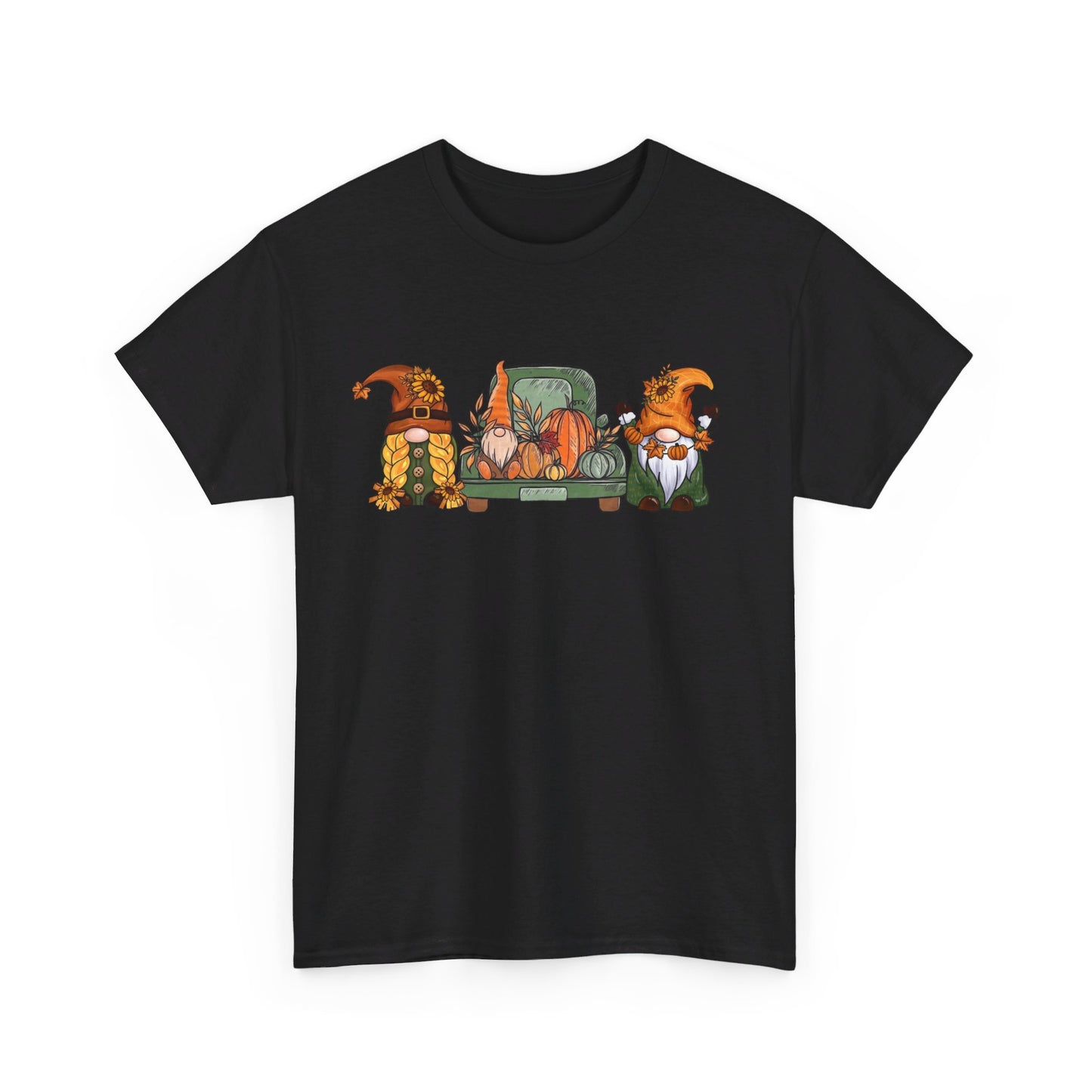 Fall Gnome Unisex Heavy Cotton Tee