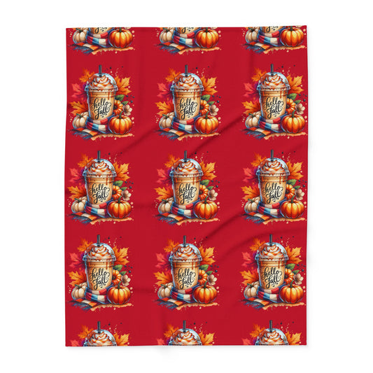 Hello Fall Arctic Fleece Blanket