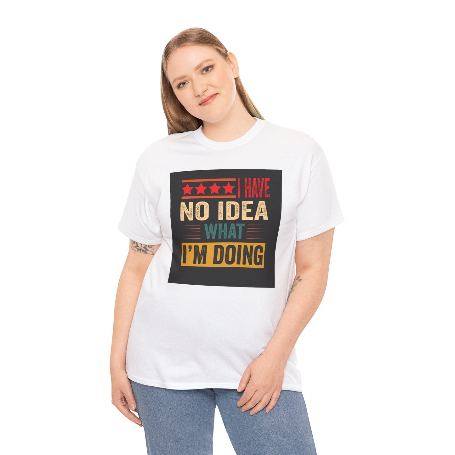 I have no idea Unisex Heavy Cotton Tee