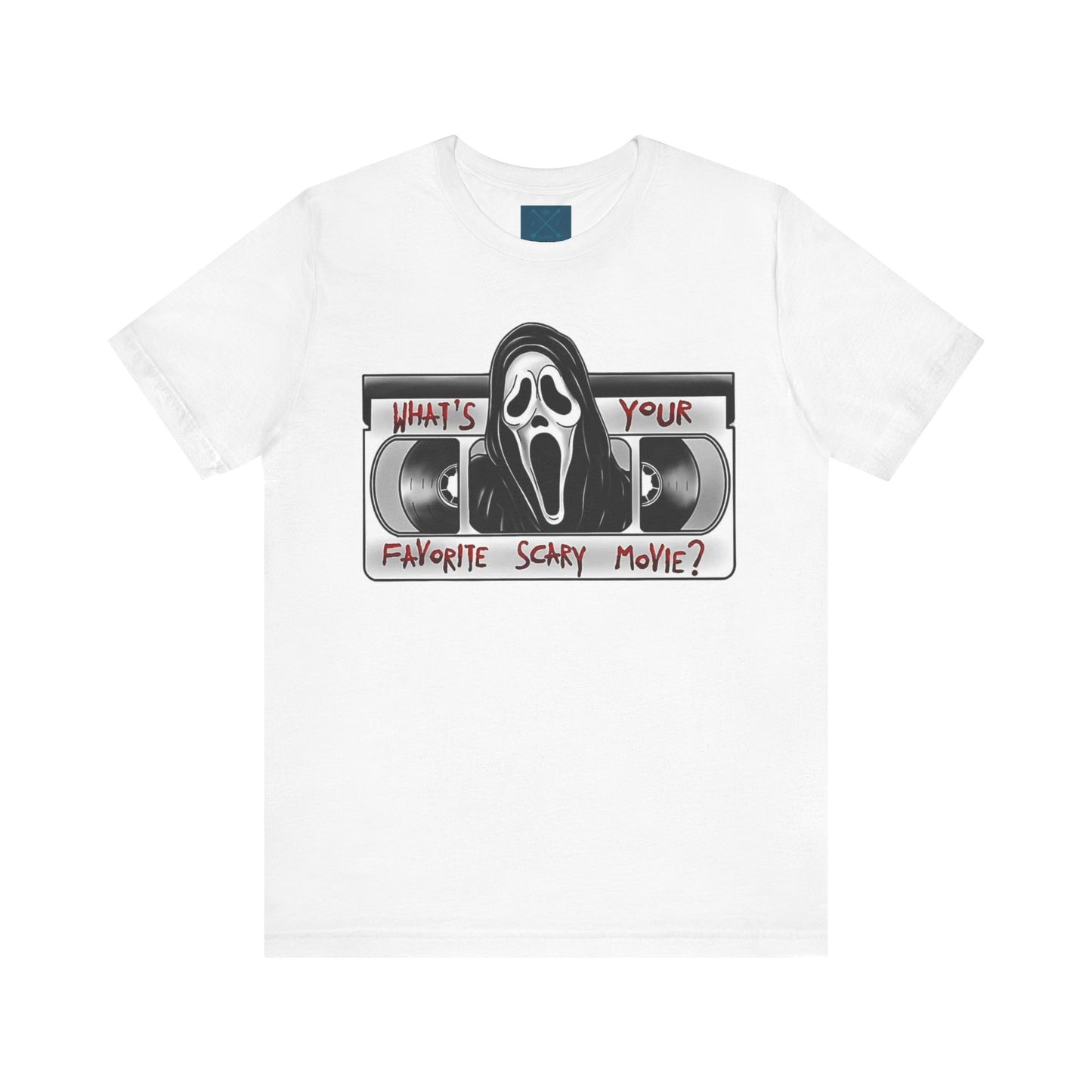 What's your Favorite Scary Movie? Unisex Jersey Short Sleeve Tee