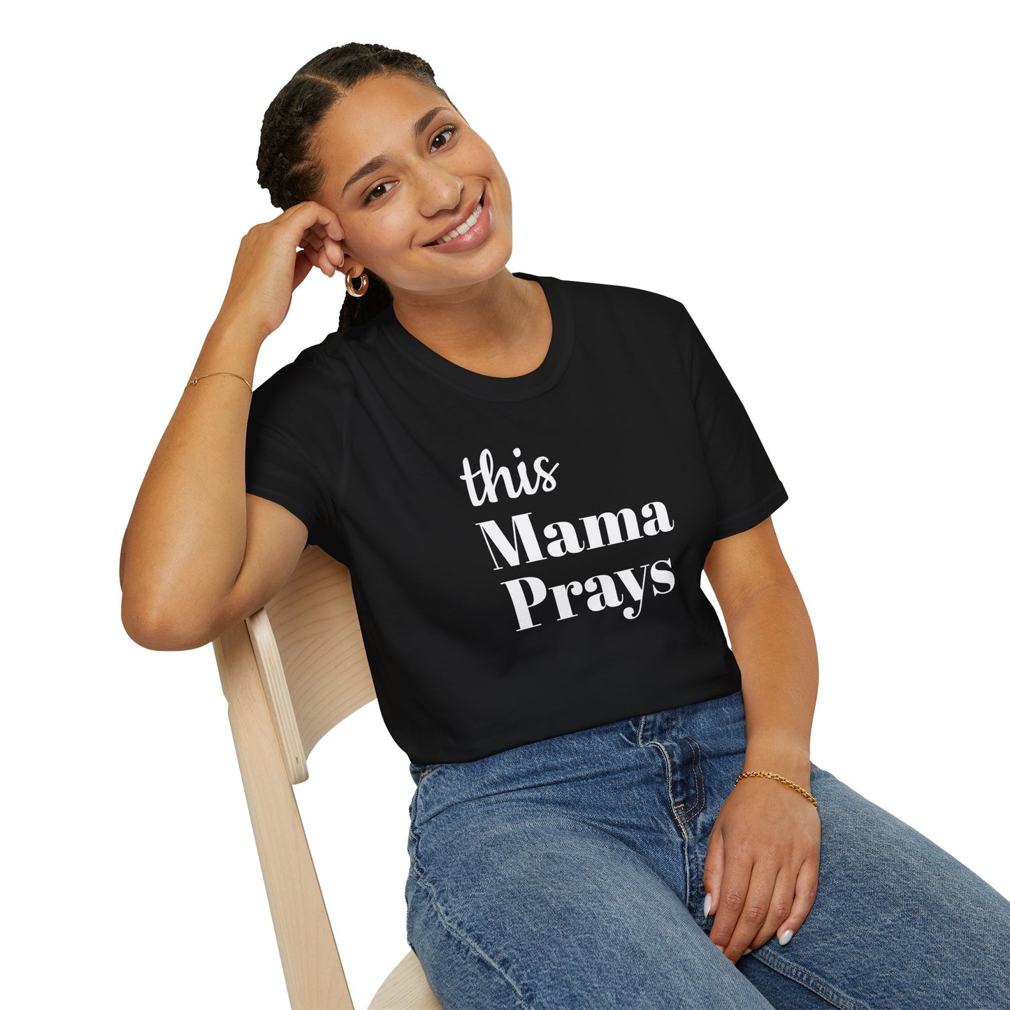 this Mama Prays Tee