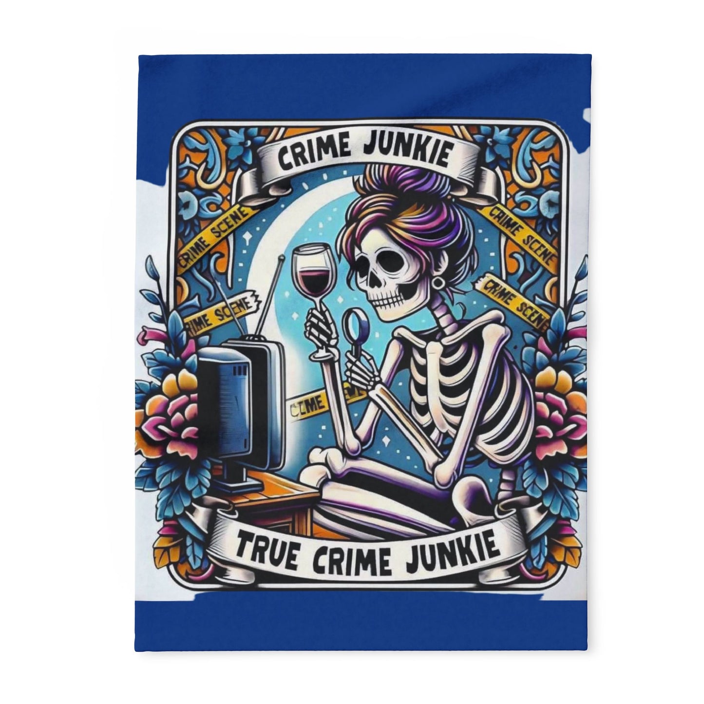 Crime Junkie Arctic Fleece Blanket