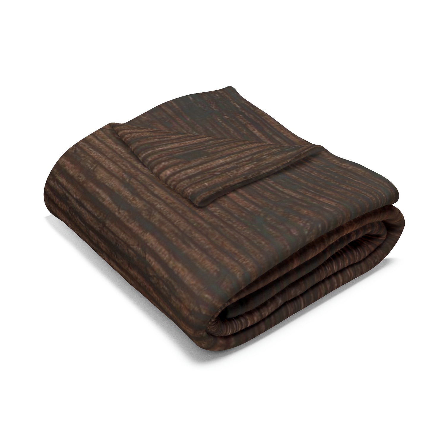 Dark Wood Fleece Blanket