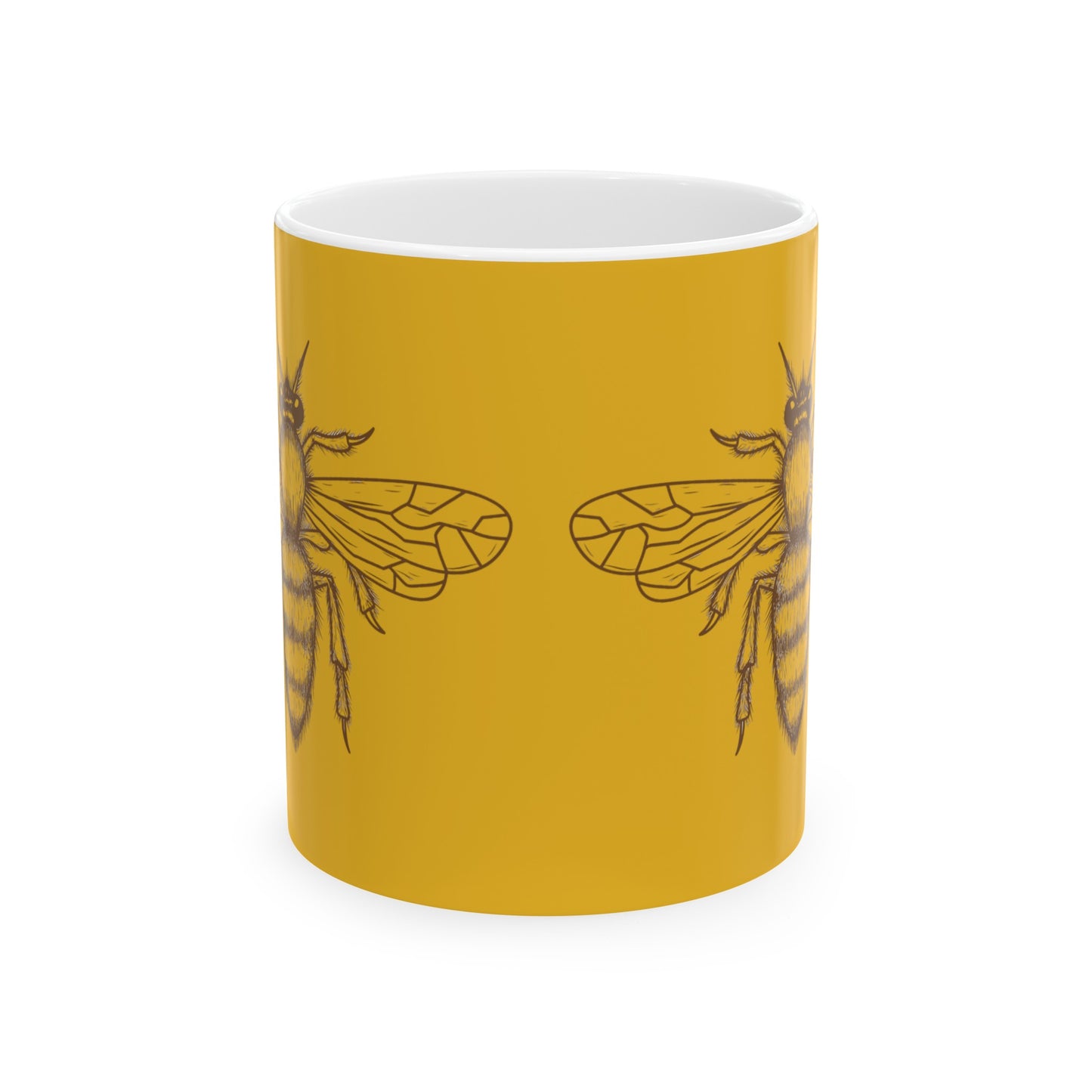 Bee Ceramic Mug, (11oz, 15oz)