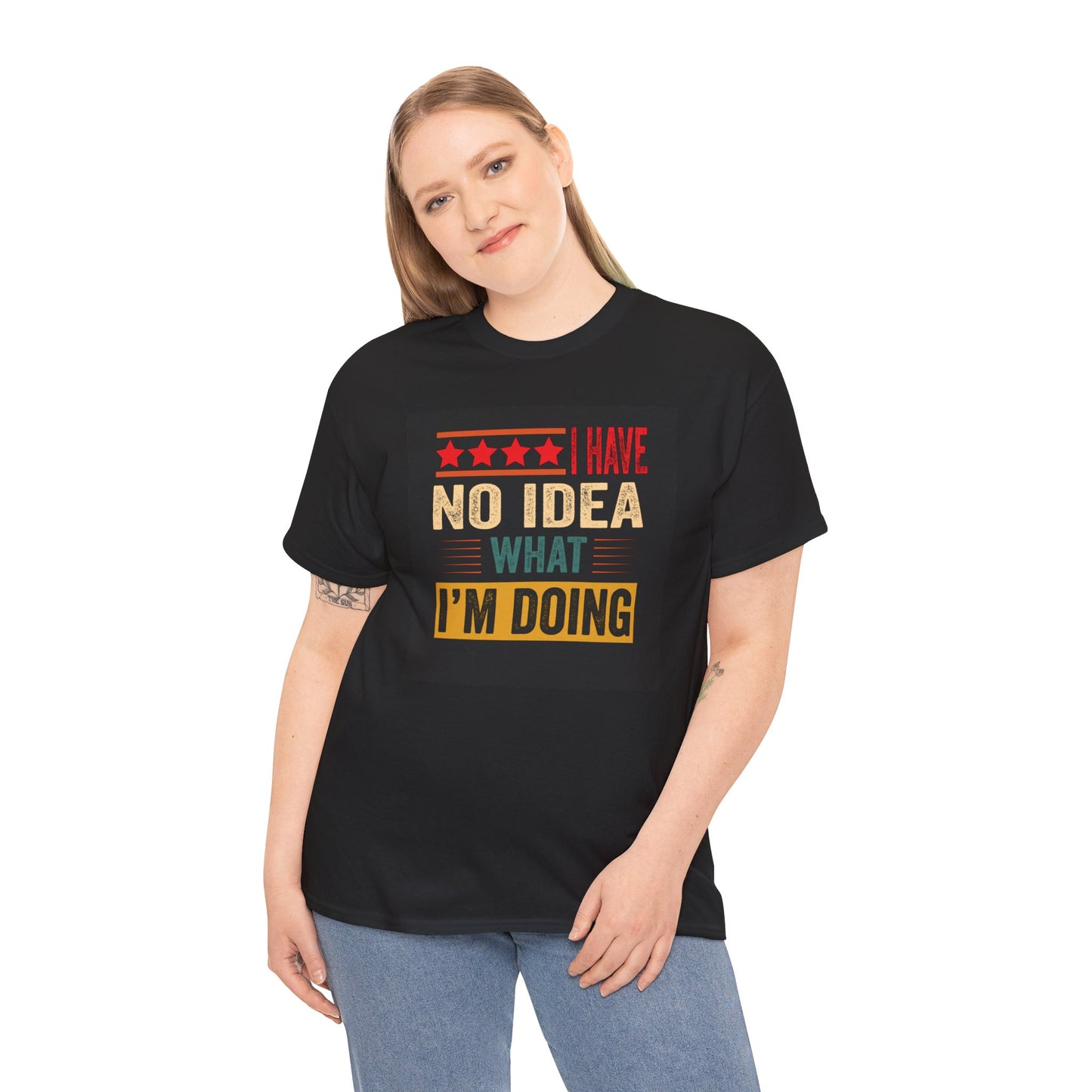 I have no idea Unisex Heavy Cotton Tee