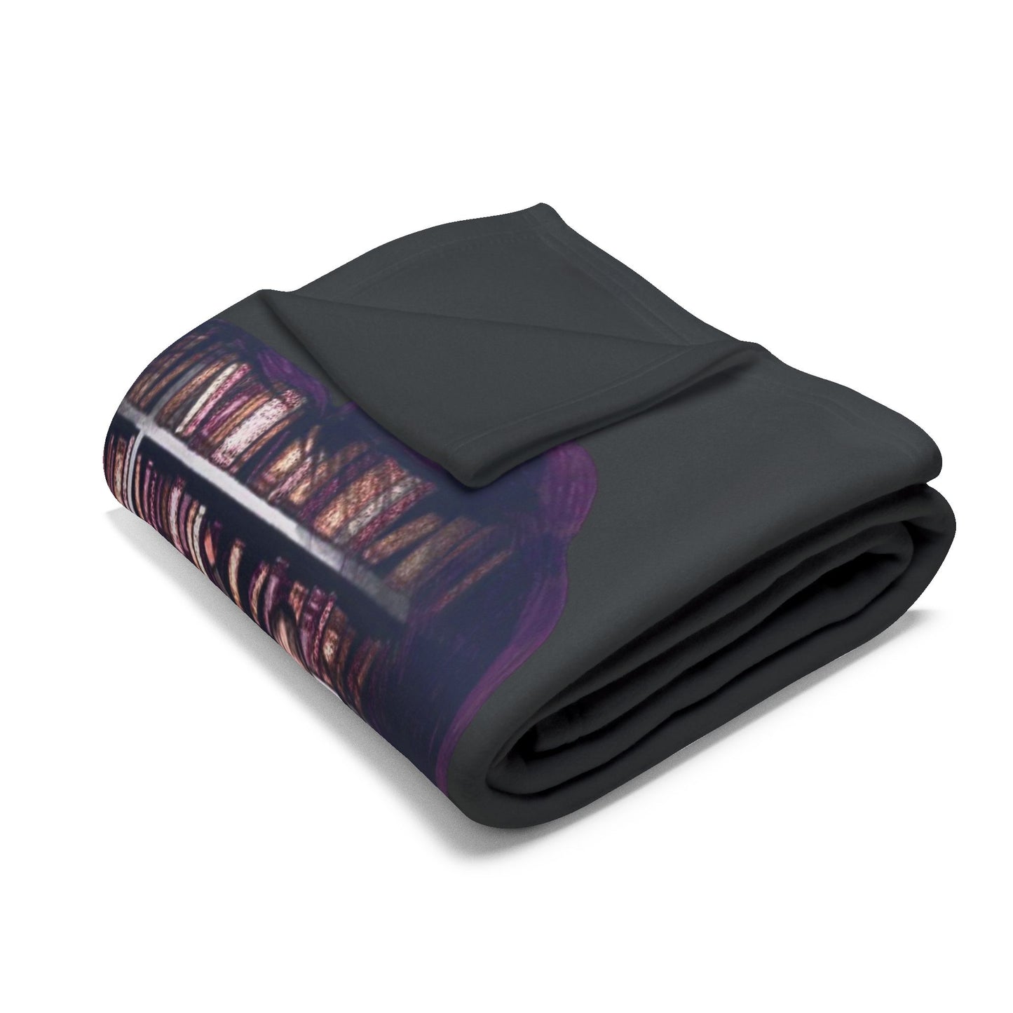 Fleece Blanket - Books Love Reading Mirror Into Soul Design