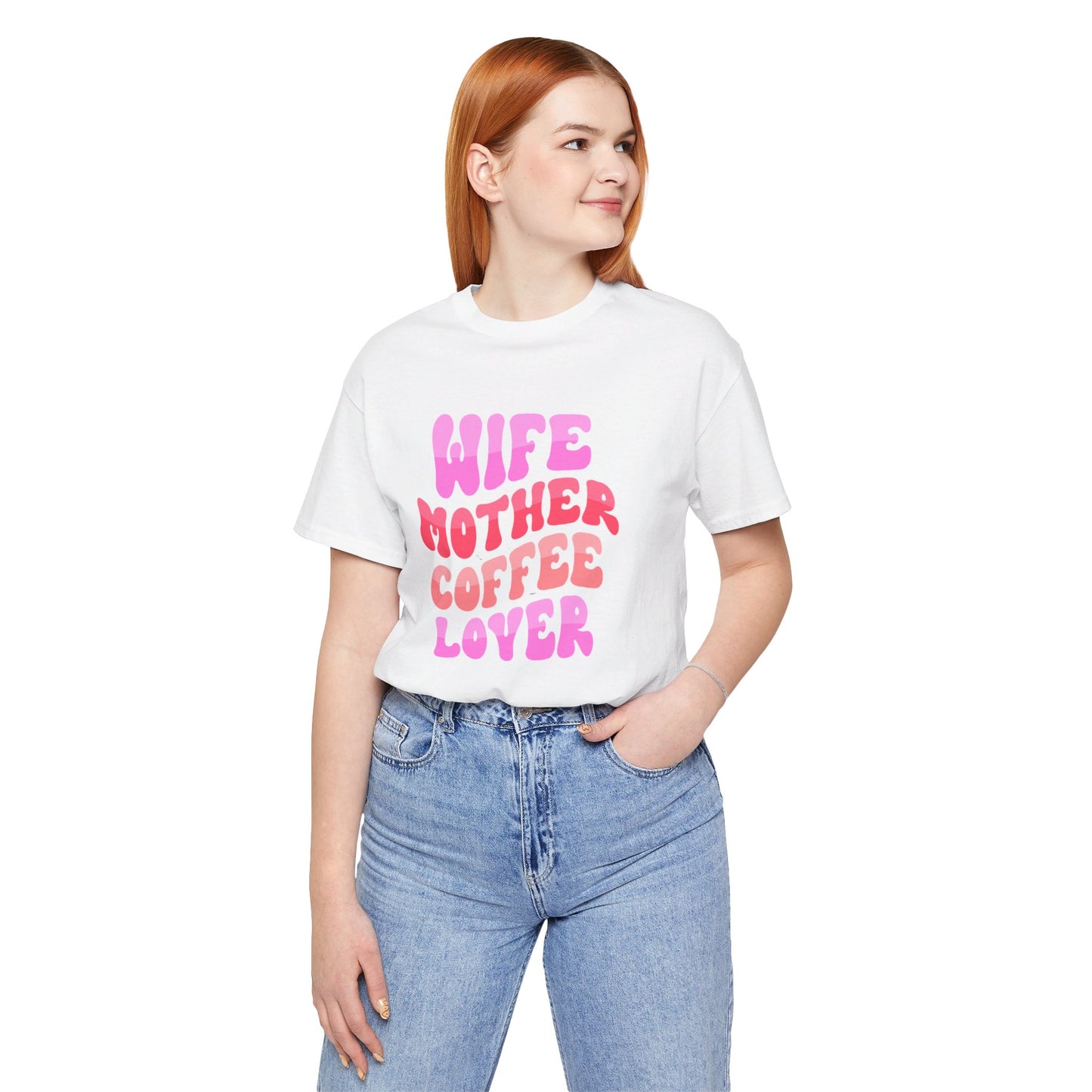 Wife Mother Unisex Jersey Short Sleeve Tee