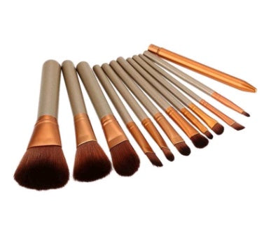 12 makeup brush set