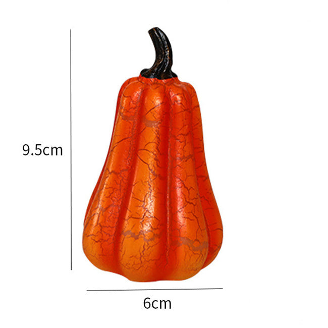 New Halloween Pumpkin Lantern Simulation Pumpkin LED Candle Lamp Resin Luminous Pumpkin